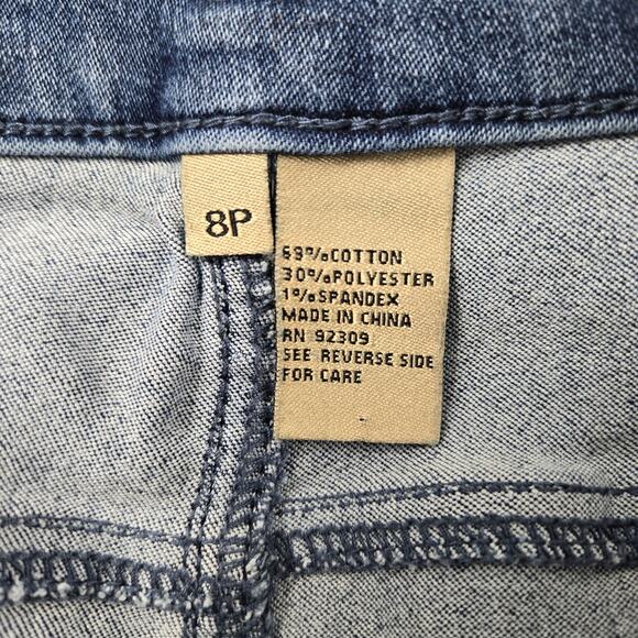 DG2 by Diane Gilman Women's Jeans Boho Floral Embroidered size 8 Petite - Picture 13 of 16